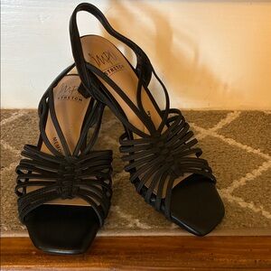 Impo Black Strappy Sandals